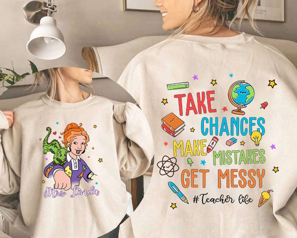 Miss Frizzle Shirt Back To School T-Shirt Mr Belding Magic School Bus Tee 2