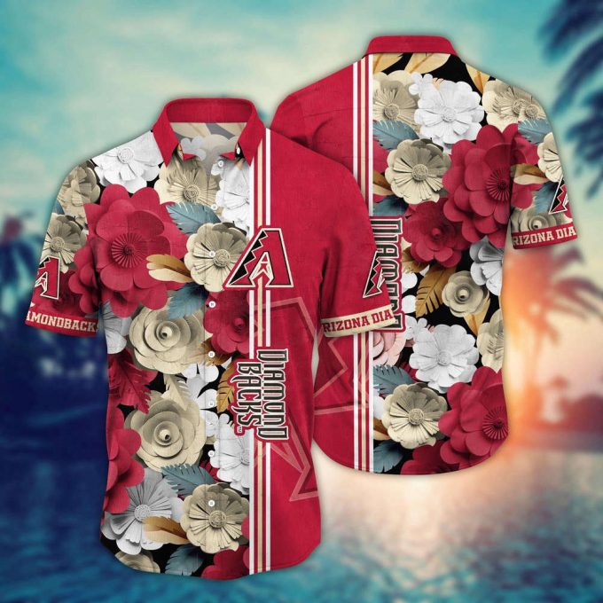 Mlb Arizona Diamondbacks Hawaiian Shirt Fashion Frenzy In Floral For Sport Fan 2