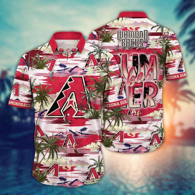 Mlb Arizona Diamondbacks Hawaiian Shirt Flower Grand Slam In Hawaiianan Flair For Fans 2