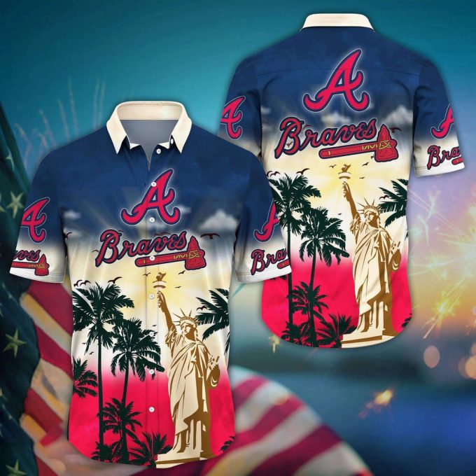 Mlb Atlanta Braves Hawaii Shirt Sunrise To Sunset For Cool Fans 2