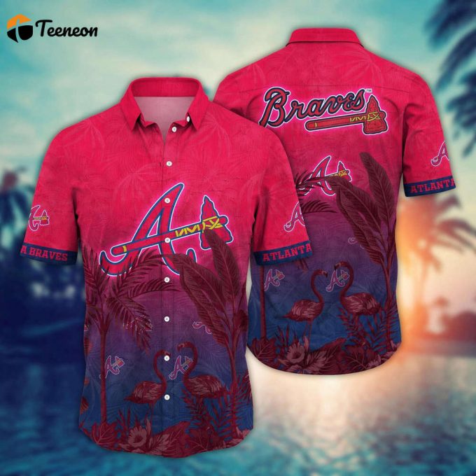 Mlb Atlanta Braves Hawaiian Shirt Chase The Sunset Gift For Fans 1