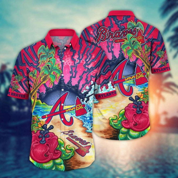 Mlb Atlanta Braves Hawaiian Shirt Diamond Dreamscape For Sports Fans 2