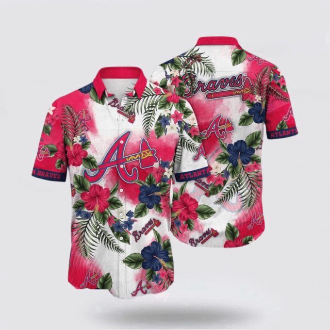 Mlb Atlanta Braves Hawaiian Shirt Dive Into Tropical Style For Fans 2