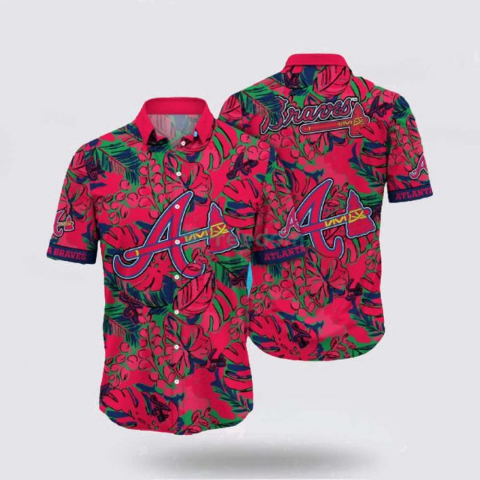 Mlb Atlanta Braves Hawaiian Shirt Perfect Fusion Baseball And Hawaiian Style For Fans 2