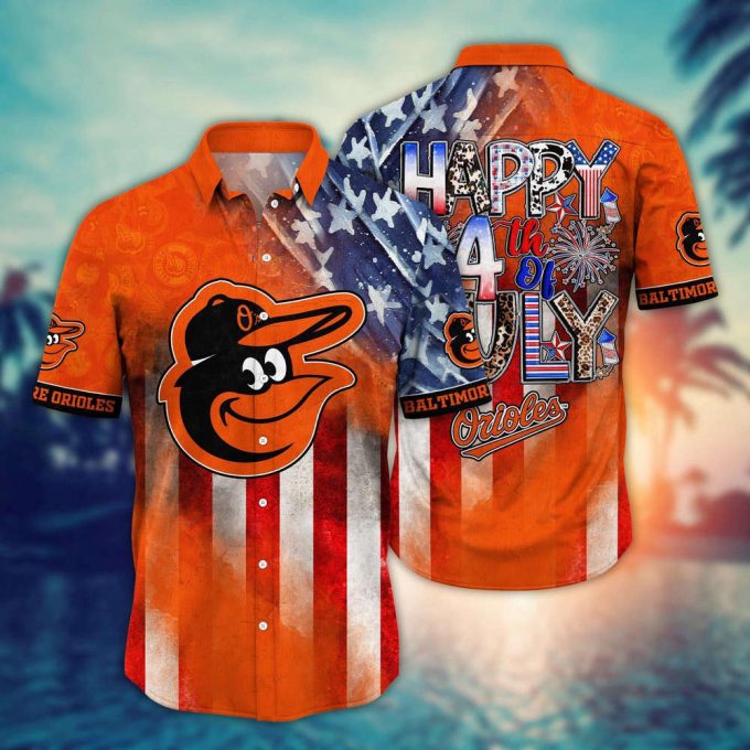 Mlb Baltimore Orioles Hawaii Shirt Independence Day Trendy Hawaiian Tops For Cool Fans 2