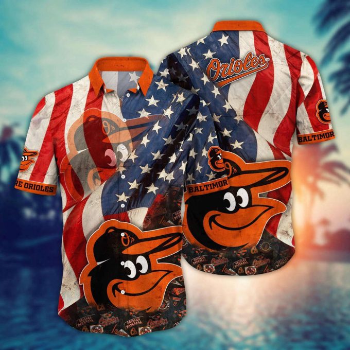 Mlb Baltimore Orioles Hawaiian Shirt Flower Swing Into Hawaiianan Chic For Fans 2