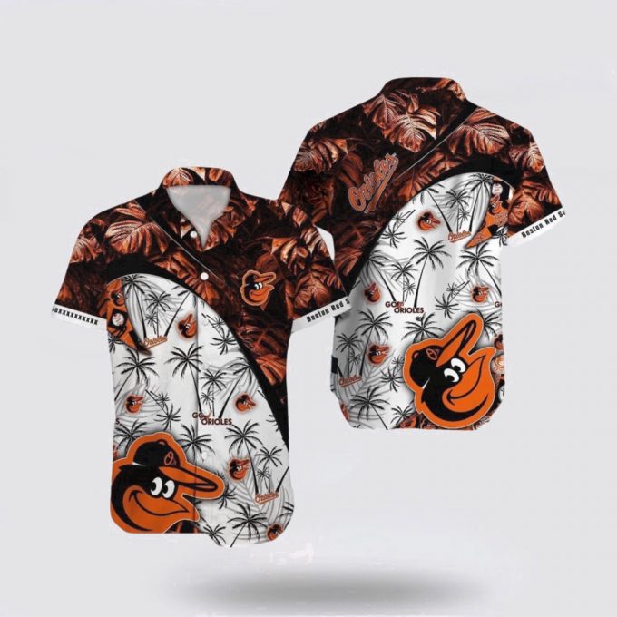 Mlb Baltimore Orioles Hawaiian Shirt Swaying With Palms Reveals The Charm For Fans 2