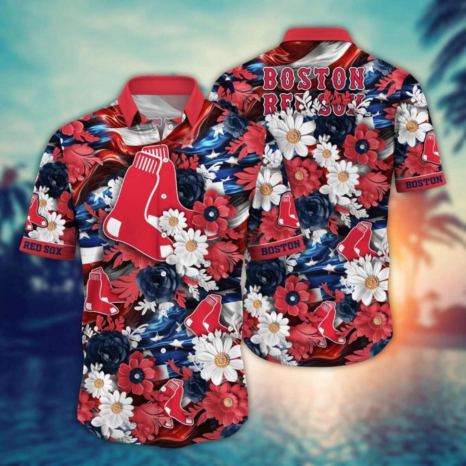 Mlb Boston Red Sox Hawaii Shirt Independence Day For Cool Fans 2