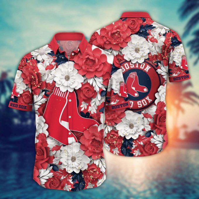 Mlb Boston Red Sox Hawaiian Shirt Aloha Spirit At Every Base For Sport Fan 2