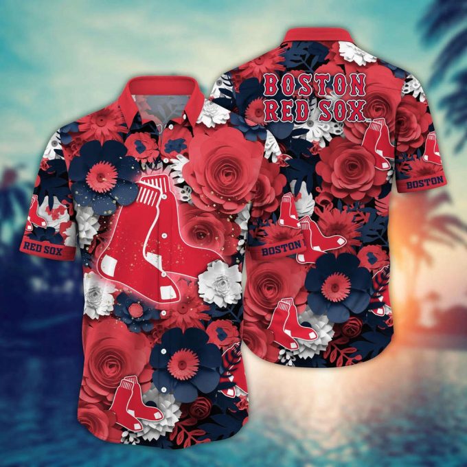 Mlb Boston Red Sox Hawaiian Shirt Diamond Dreams For Sport Fan 2