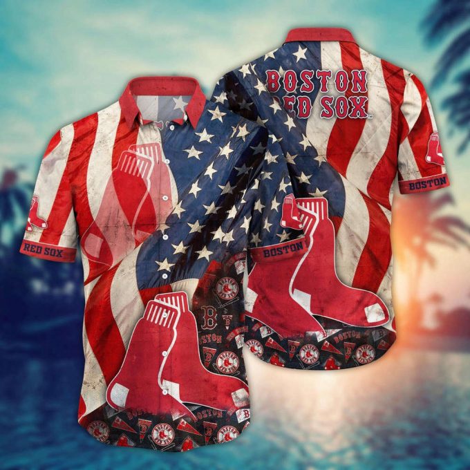 Mlb Boston Red Sox Hawaiian Shirt Flower Swing Into Hawaiianan Chic For Fans 2