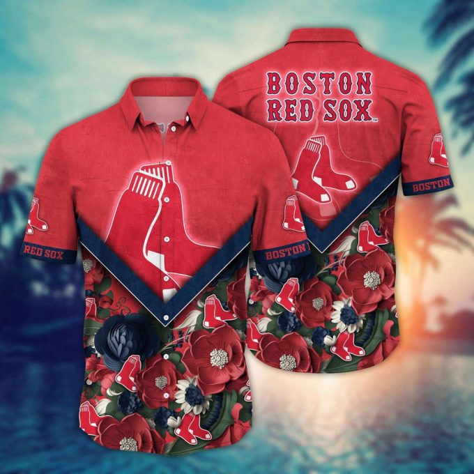 Mlb Boston Red Sox Hawaiian Shirt Summer Swing For Sport Fan 2