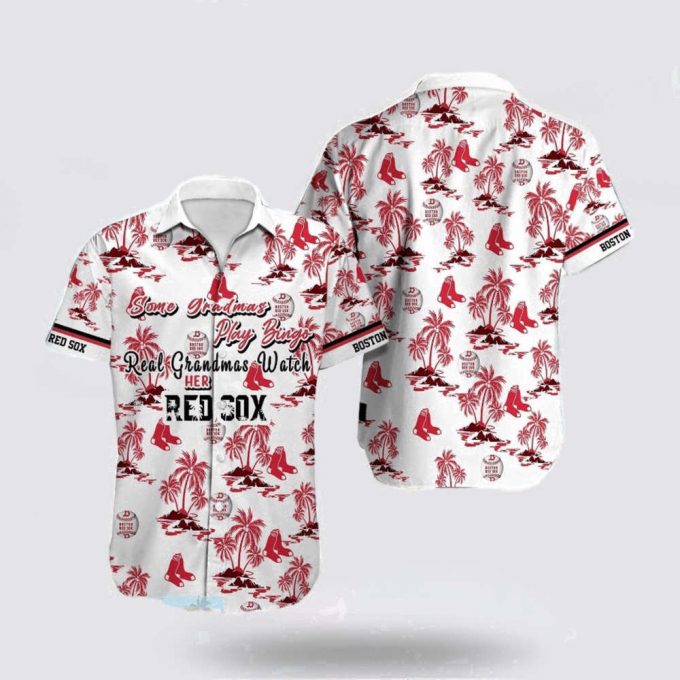 Mlb Boston Red Sox Hawaiian Shirt Tropical Elegance Upgrade Your Wardrobe For Fans 2