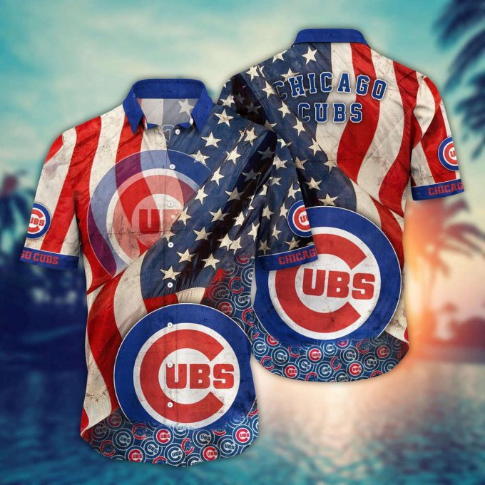 Mlb Chicago Cubs Hawaiian Shirt Flower Swing Into Hawaiianan Chic For Fans 2