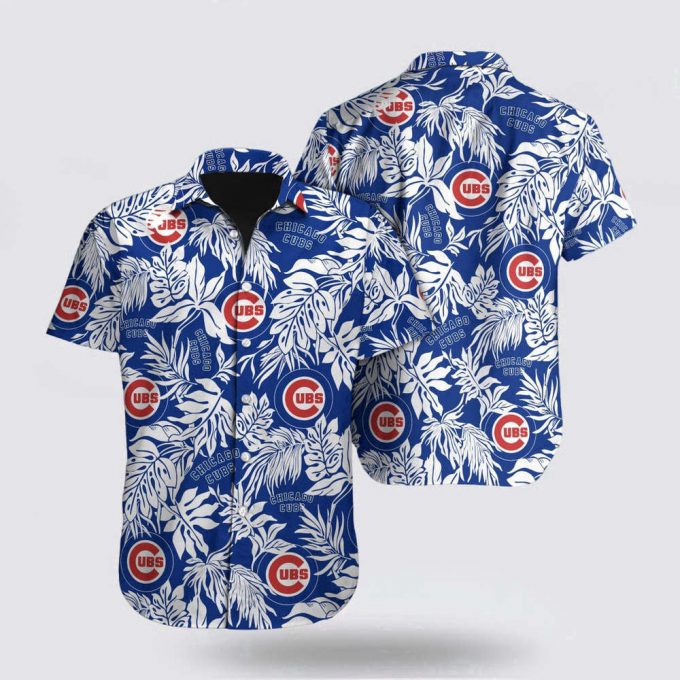 Mlb Chicago Cubs Hawaiian Shirt Tropical Pattern For Fan Mlb 2