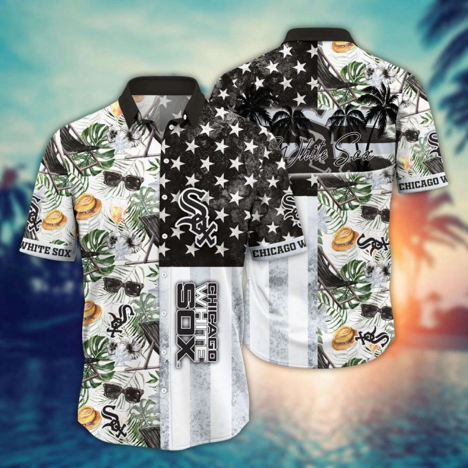 Mlb Chicago White Sox Hawaiian Shirt Flower Home Run Threads For Fans 2