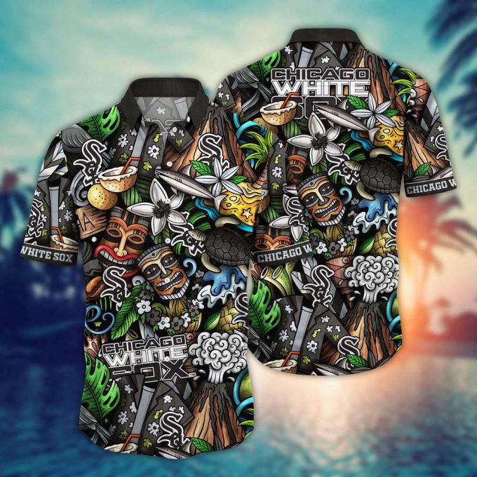 Mlb Chicago White Sox Hawaiian Shirt Flower Strike A Style Statement For Fans 2