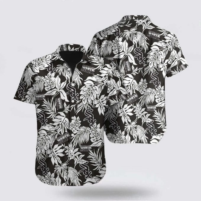 Mlb Chicago White Sox Hawaiian Shirt Palm Leaf Pattern For Fan Mlb 2