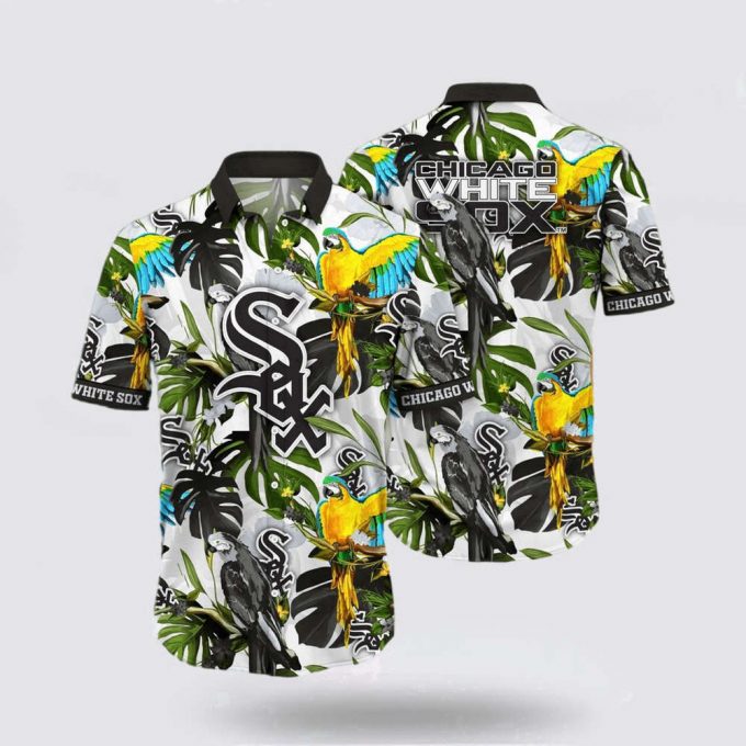 Mlb Chicago White Sox Hawaiian Shirt Set Your Spirit Free With The Breezy For Fans 2