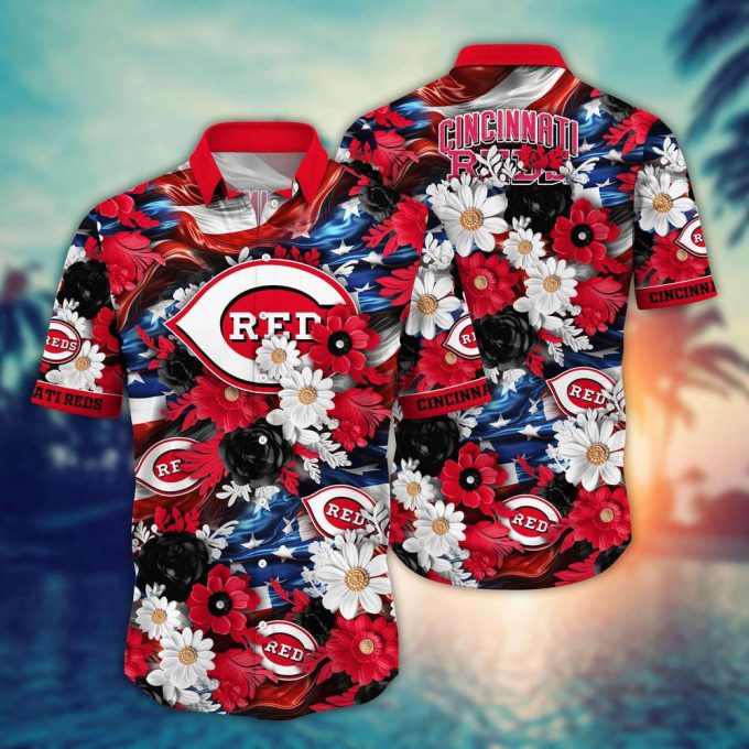 Mlb Cincinnati Reds Hawaii Shirt Independence Day For Cool Fans 2