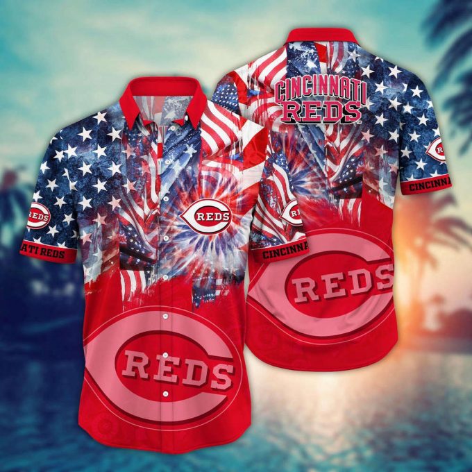 Mlb Cincinnati Reds Hawaiian Shirt Flower Game Day Aloha Mlb Style For Fans 2