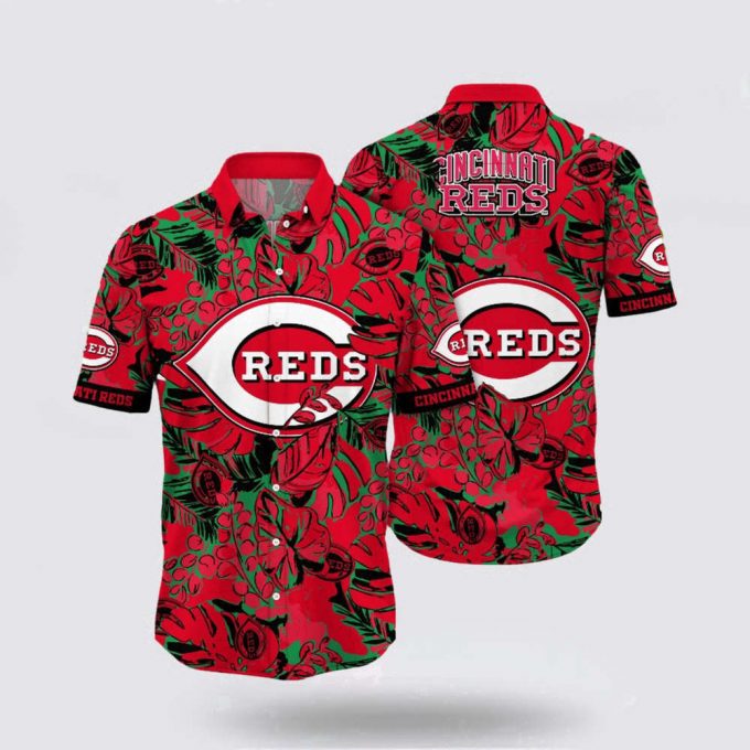 Mlb Cincinnati Reds Hawaiian Shirt Free Your Spirit With Cool Coastal Fashion For Fans 2