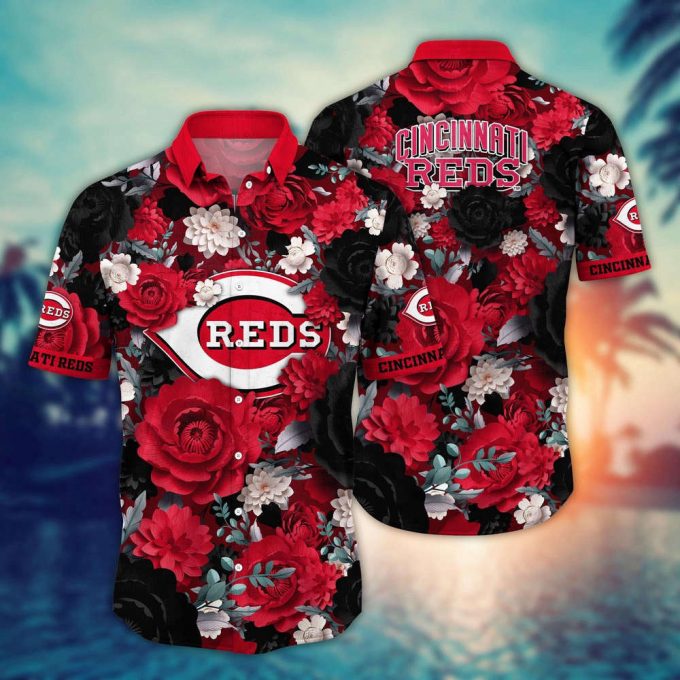 Mlb Cincinnati Reds Hawaiian Shirt Home Run Style For Sport Fan 2