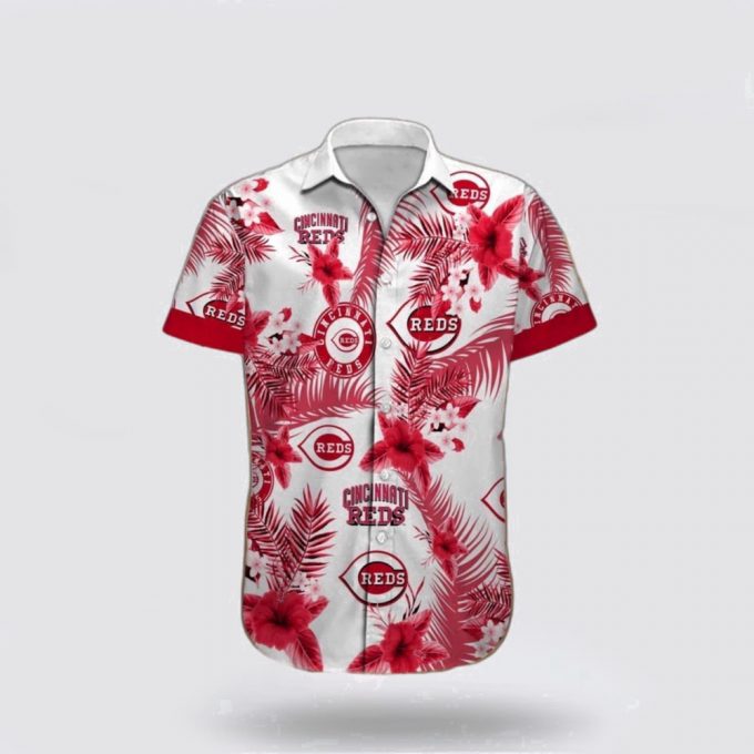 Mlb Cincinnati Reds Hawaiian Shirt Immerse Yourself In The Sea Breeze For Fans 2