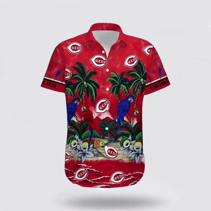 Mlb Cincinnati Reds Hawaiian Shirt Let Your Imagination Soar In Summer With Eye-Catching For Fans 2