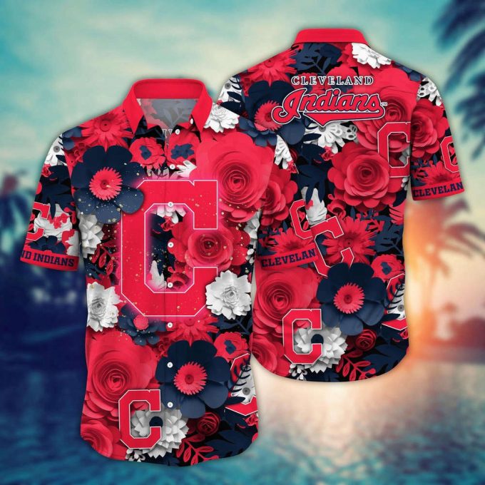 Mlb Cleveland Indians Hawaiian Shirt Diamond Dreams For Sport Fan 2