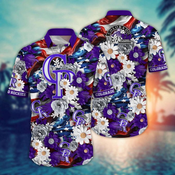 Mlb Colorado Rockies Hawaii Shirt Independence Day For Cool Fans 2