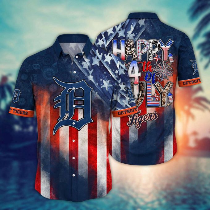 Mlb Detroit Tigers Hawaii Shirt Independence Day Trendy Hawaiian Tops For Cool Fans 2