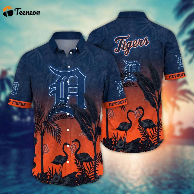 Mlb Detroit Tigers Hawaiian Shirt Chase The Sunset Gift For Fans 1