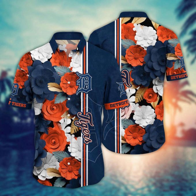 Mlb Detroit Tigers Hawaiian Shirt Fashion Frenzy In Floral For Sport Fan 2