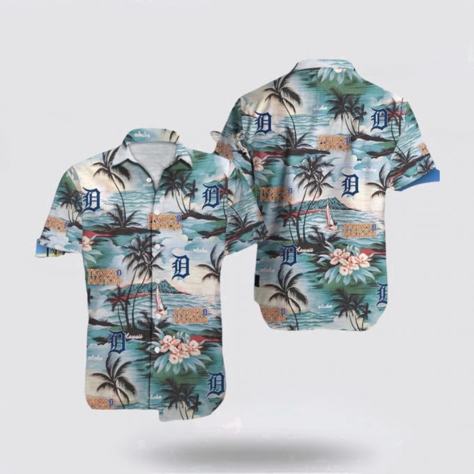 Mlb Detroit Tigers Hawaiian Shirt Feel The Aloha Spirit With The Charming Coastal Collection For Fans 2