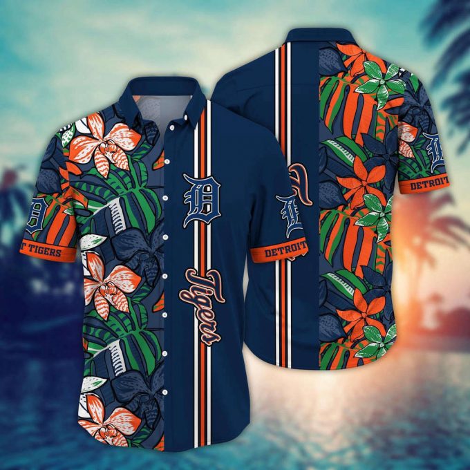 Mlb Detroit Tigers Hawaiian Shirt Summer Swirl Gift For Fans 2