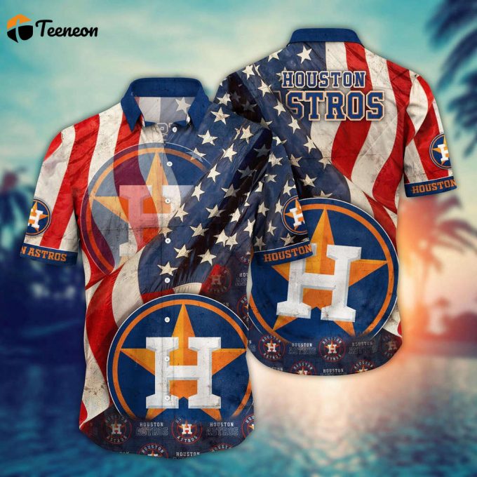 Mlb Houston Astros Hawaiian Shirt Flower Swing Into Hawaiianan Chic For Fans 1