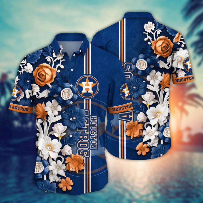 Mlb Houston Astros Hawaiian Shirt Mlb Luau League Looks For Sport Fan 2