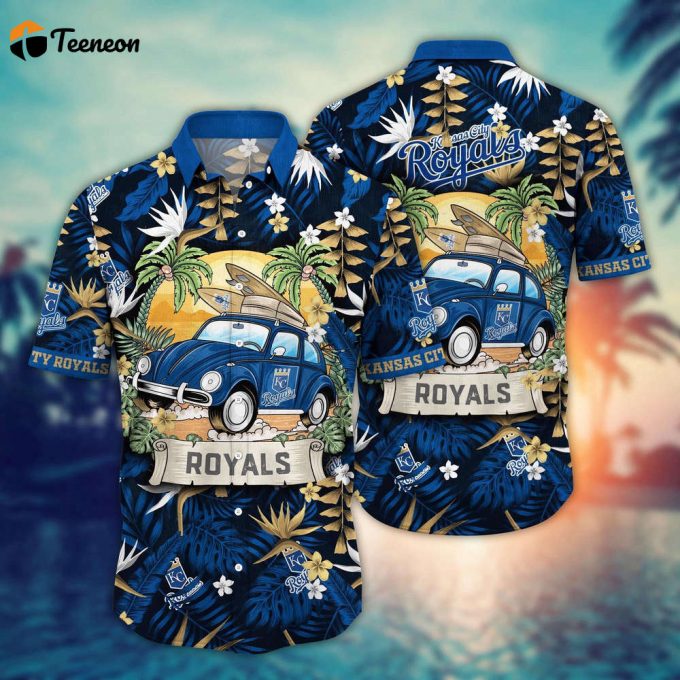 Mlb Kansas City Royals Hawaiian Shirt Summer Heatwave For Sports Fans 1