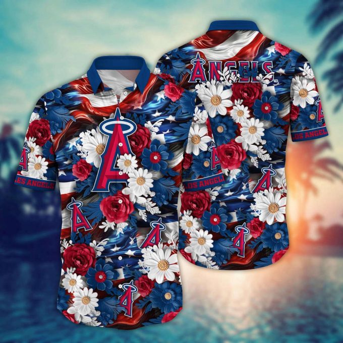 Mlb Los Angeles Angels Hawaii Shirt Independence Day For Cool Fans 2