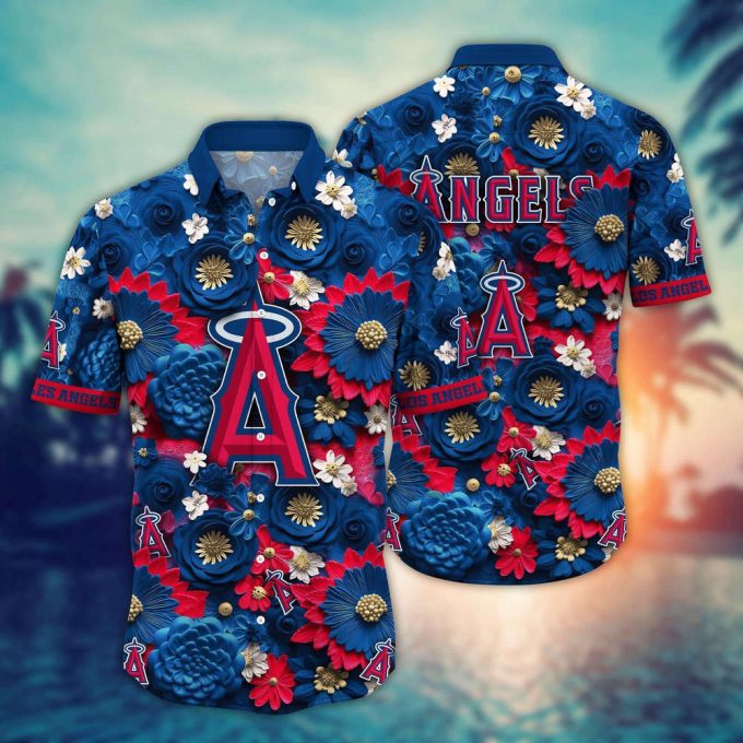 Mlb Los Angeles Angels Hawaiian Shirt Hitting Fashion Highs For Fans 2