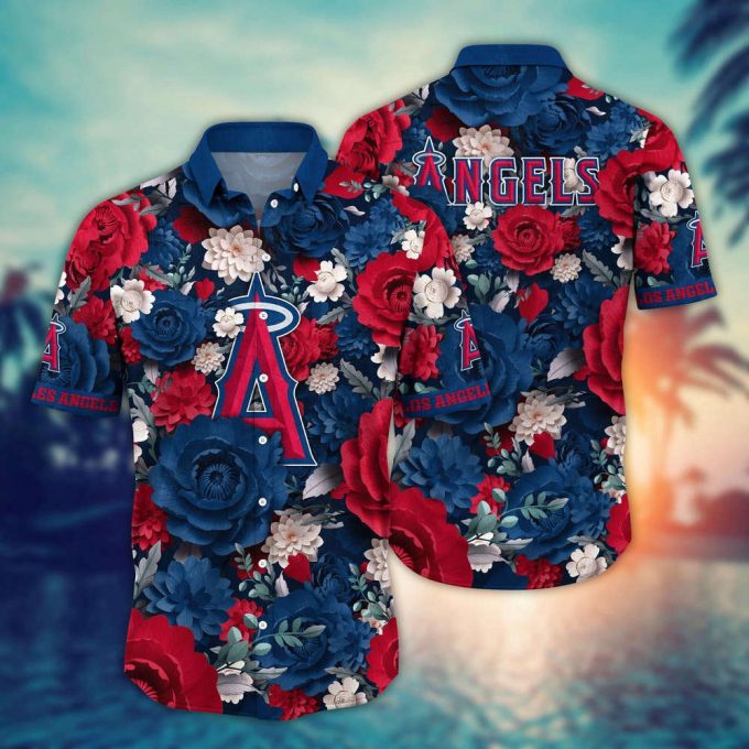 Mlb Los Angeles Angels Hawaiian Shirt Home Run Style For Sport Fan 2