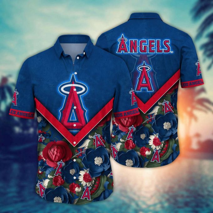 Mlb Los Angeles Angels Hawaiian Shirt Summer Swing For Sport Fan 2