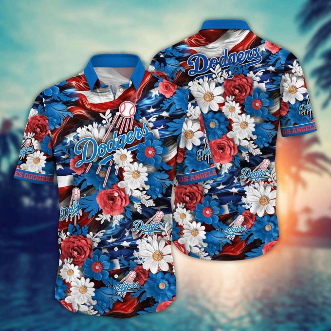 Mlb Los Angeles Dodgers Hawaii Shirt Independence Day For Cool Fans 2