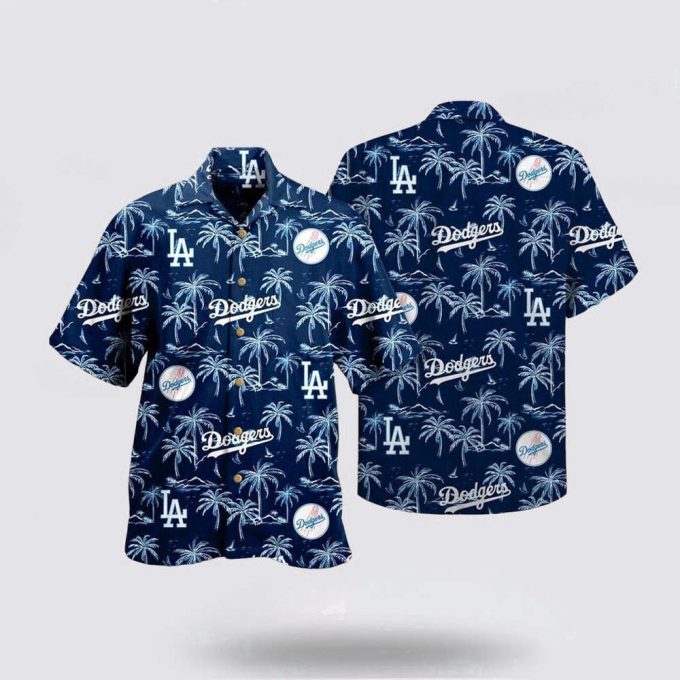 Mlb Los Angeles Dodgers Hawaiian Shirt Coconuts Pattern For Fan Mlb 2