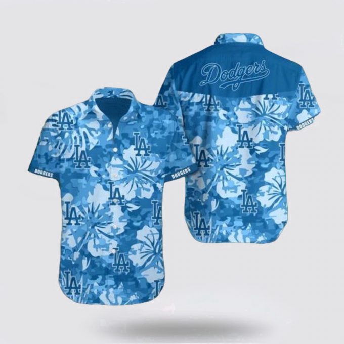 Mlb Los Angeles Dodgers Hawaiian Shirt Hibiscus Flower For Fan Mlb 2