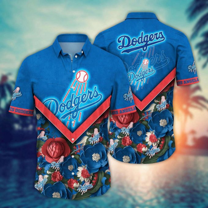 Mlb Los Angeles Dodgers Hawaiian Shirt Summer Swing For Sport Fan 2