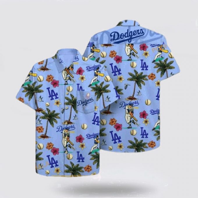 Mlb Los Angeles Dodgers Hawaiian Shirt Sun Sea And Style Unleash Your Summer Look For Fans 2