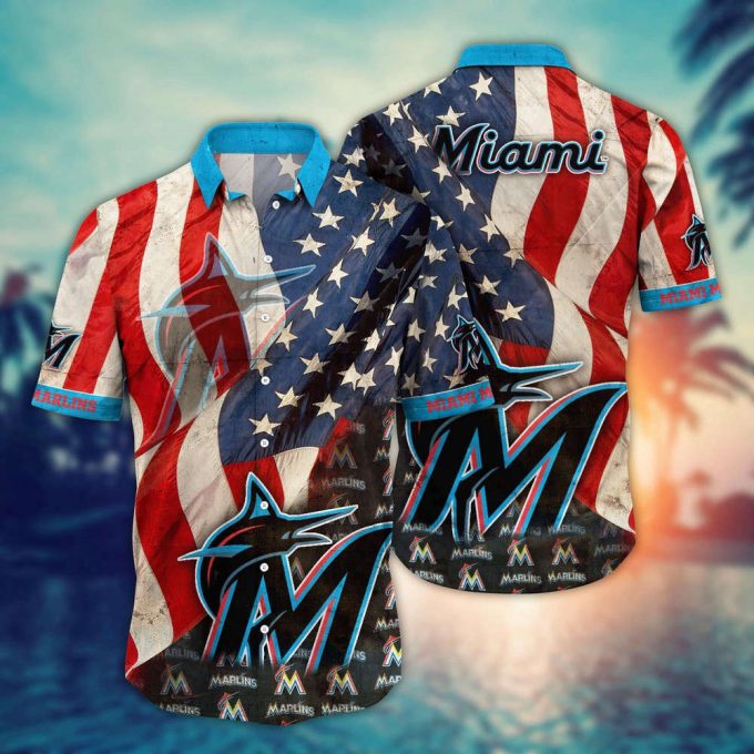 Mlb Miami Marlins Hawaiian Shirt Flower Swing Into Hawaiianan Chic For Fans 2