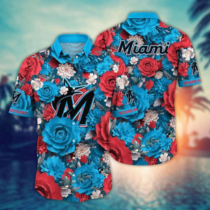 Mlb Miami Marlins Hawaiian Shirt Home Run Style For Sport Fan 2